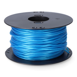 Corda multifilamentação revestido em pvc azul, calibre 5 mm x 100 m