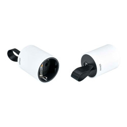 Base móvel 2p+tt schuko saída frontal 16 a 250 v~ fácil remoção branco