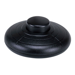 Interruptor de pé 2a 250 v preto