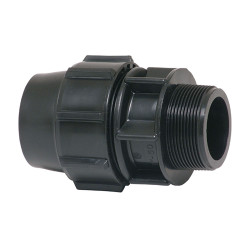 União miista rosca macho polipropileno 20 mm x 1/2"