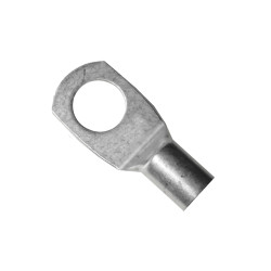 Terminal tubular de cobre para cabo 16 mm para berbequim 8 mm, saco 25 unidades