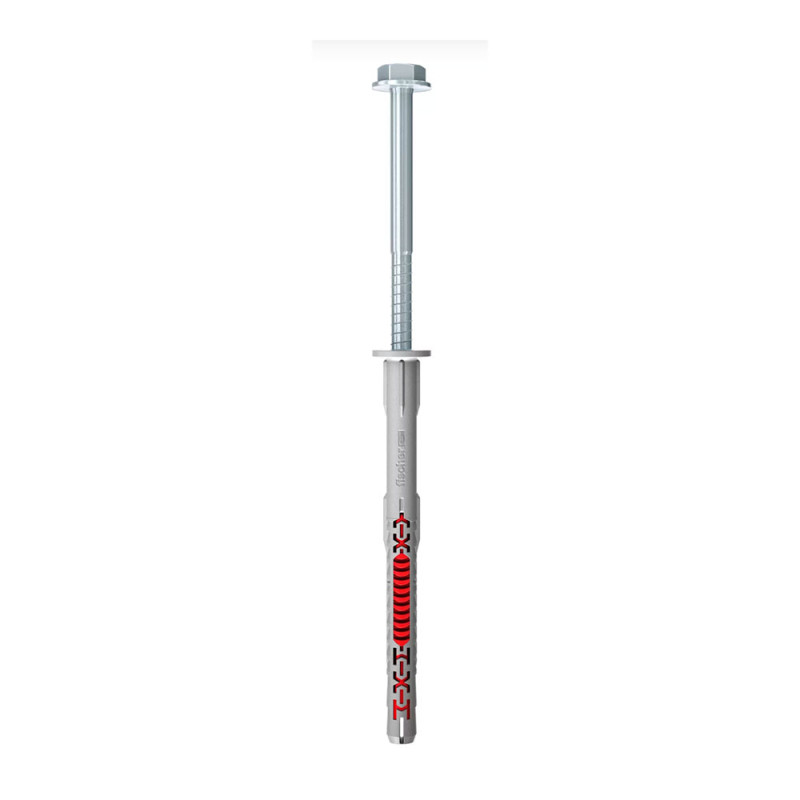 Bucha de expansão duoxpand fus ø8 x 100 mm + parafusos ø6 x 107 mm, saco 10 unid