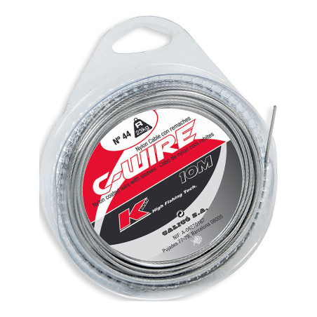 Cabo de aço com bainha de nylon 10 m