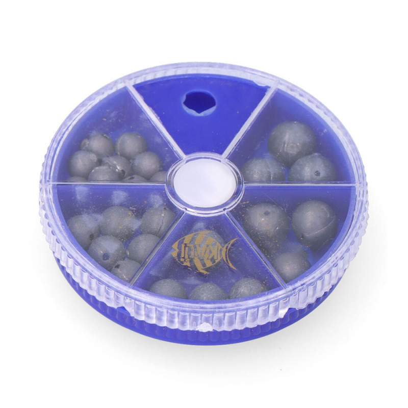 Sortido de chumbos redondos perfurados 100 g