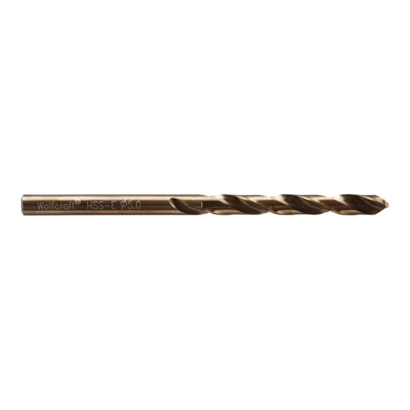 Broca de cobalto hss retificada, ø5,00 x 86 mm
