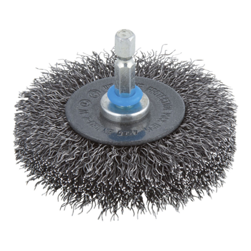 Escova de disco de arame de aço ø75 x 16 mm