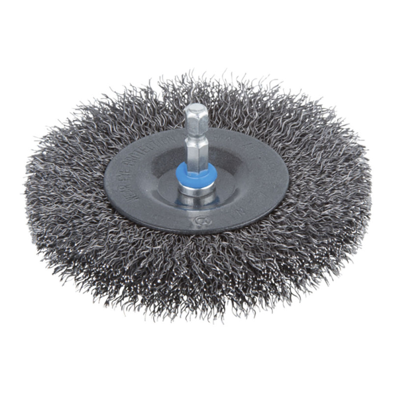 Escova de disco de arame de aço ø100 x 16 mm