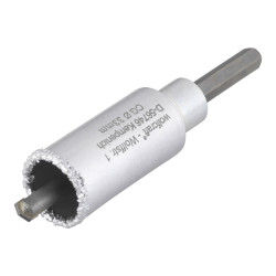 Broca craneana revestida em carboneto de tungstenio, com adaptador, ø33 x 55 mm