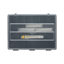 X-ato de metal 18mm + 50 lâminas + organizador - pack interlock®