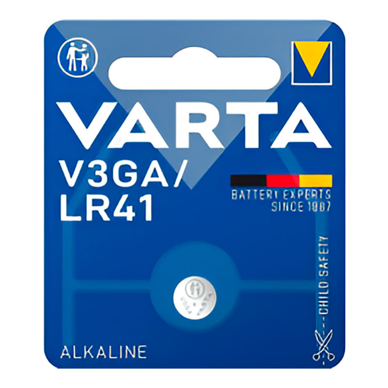 Pilha alcalina lr41 / v3ga, (blister 1 unidade)
