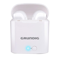 Auriculares micro bluetooth earbuds sem fios com caixa de carregamento branco