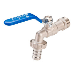 Torneira esfera, encaixe para mangueira, 1/2" x 3/4"