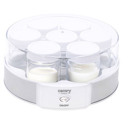 Máquina de yogurt cr4519, branca, 20 l, ø24 x 11,5 cm