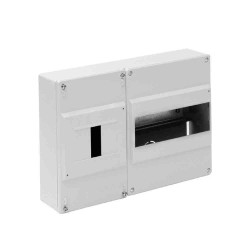 Caixa para distribução 1 icp+5 elementos branco 120x140x58mm solera (retractilado) 691b