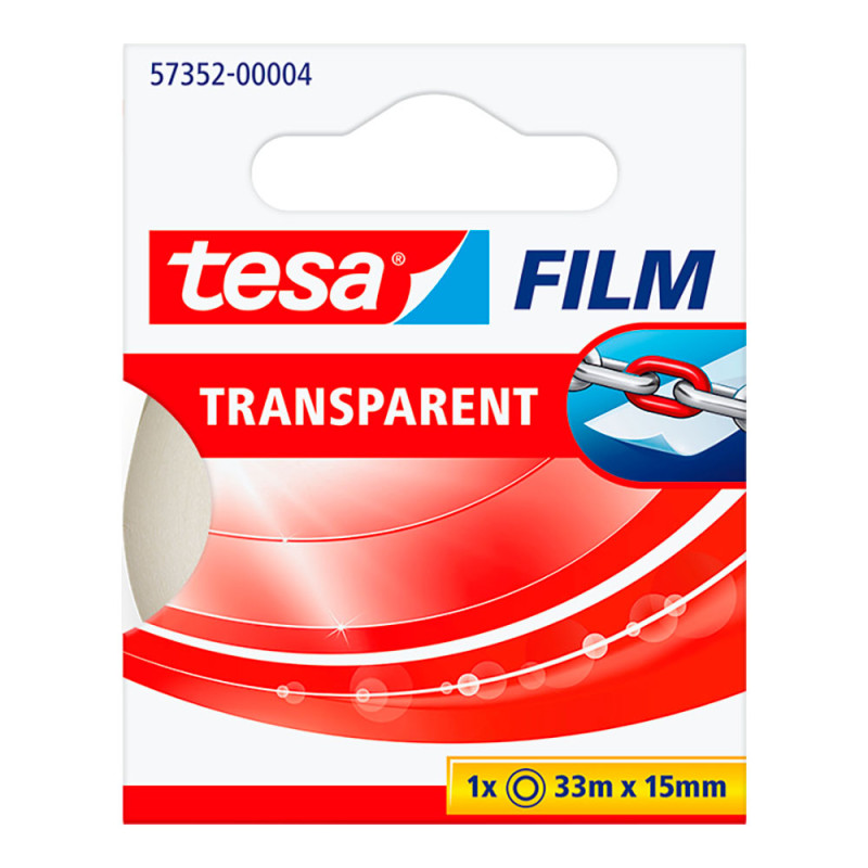 Fita-cola transparente 15 mm x 33 m