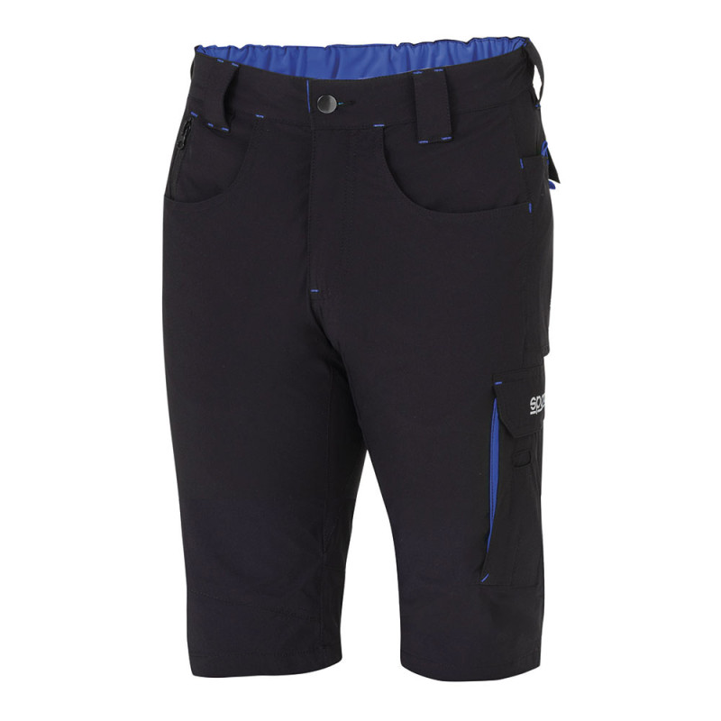 Bermuda técnica preta/azul laredo t3 - g