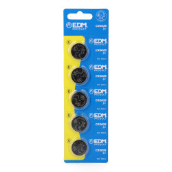 Micro pilha botão de lítio max-pro cr2025 3v ø20 x 2,5 mm, blíster 5 unidades