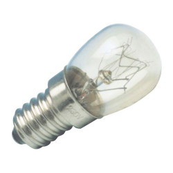 Lâmpada incandescente pebetero para forno 300°c 25 w 240 - 260 v