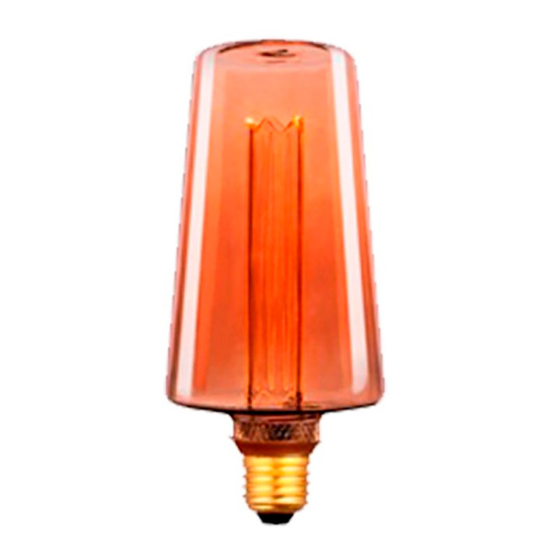 Lâmpada led s135 decorativa âmbar e27 4 w 200 lm 1800 k luz quente ø135 x 225 mm