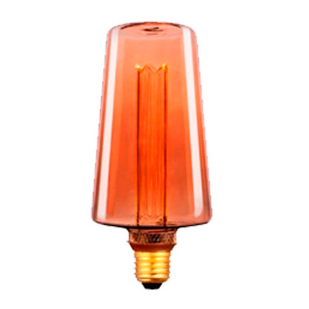 Lâmpada led s135 decorativa âmbar e27 4 w 200 lm 1800 k luz quente ø135 x 225 mm