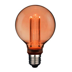 Lâmpada led globo g95 decorativa e27 4 w 200 lm 1800k luz quente ø95 x 145 mm