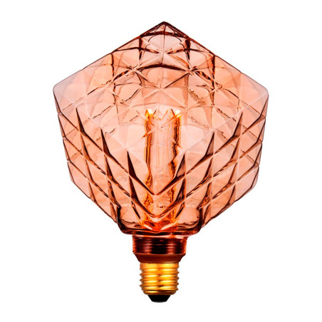 Lâmpada led cubo s170 decorativa e27 4 w 200 lm 1800 k luz quente ø170 x 197 mm