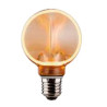 Lâmpada led g80 halo decorativa para exterior e27 4 w 220 lm 1800 k luz quente ø80 x 120 mm
