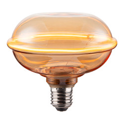 Lâmpada led ufo decorativa e27 4 w 280 lm 1800 k luz quente ø130 x 121 mm