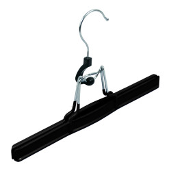 Cabide antiderrapante para saia/calças, cor preto
