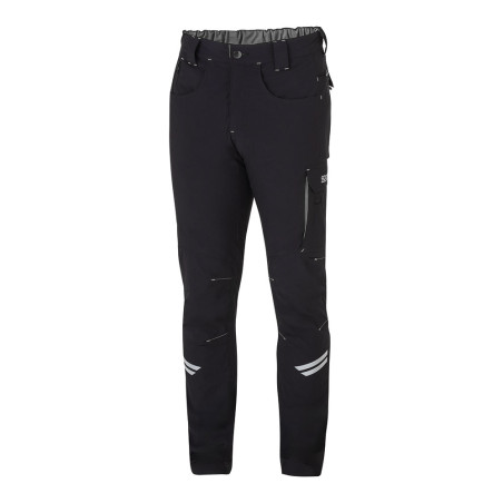 Calças tecido técnico ligeiro preto/cinza kansas t4 - xl