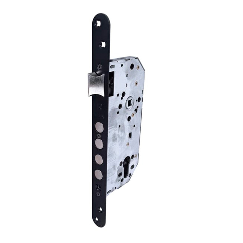 Fechadura de embutir c/r cre07 50/85 mm acabamento preto