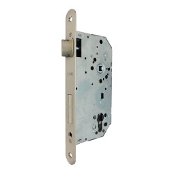 Fechadura de embutir c/r cre06 60/85 mm níquel acetinado