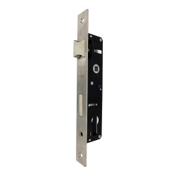 Fechadura de embutir c/c cre08 20/85 mm inox