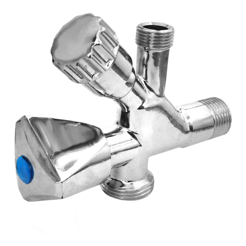 Válvula mista máquina de lavar/lavatório ø½ x ¾ x 3/8 pol