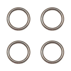 Argola soldada ap14, 4 x 30 mm, zincado, blíster 4 unidades