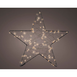 Estrela de malha microled ø38 cm