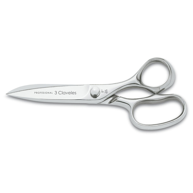 Tesoura de cozinha profissional clássica inox, 20 cm