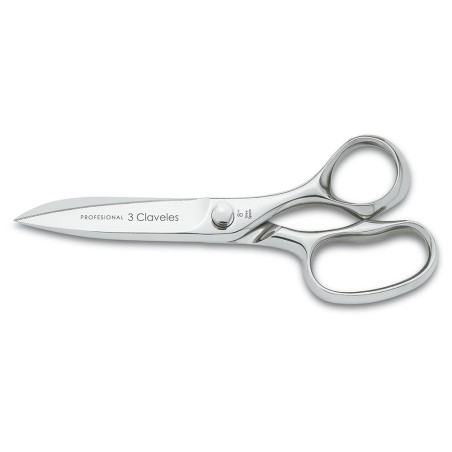Tesoura de cozinha profissional clássica inox, 20 cm