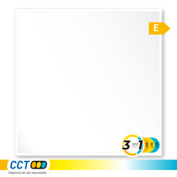 Painel de led, 40 w, 3 cct (3000-4000-6500 k), 4800 lm, 595 x 595 x 28 mm