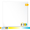 Painel de led, 40 w, 3 cct (3000-4000-6500 k), 4800 lm, 595 x 595 x 28 mm