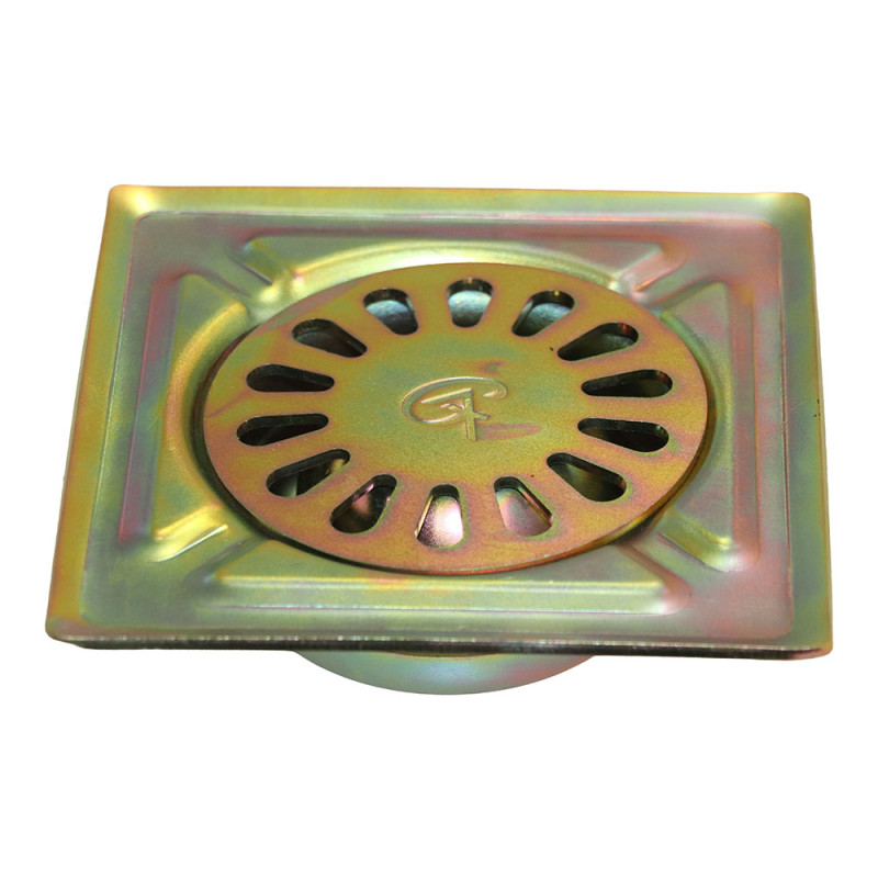 Ralo para pátio, aço galvanizado, iron, 20 x 20 cm