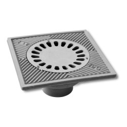 Ralo de pátio em polipropileno 15 x 15 cm