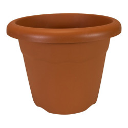 Vaso de injeção de cor terracota ø26x19cm