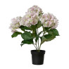 Vaso de hortênsias cor rosa claro, ø28 x 46 cm
