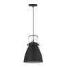Candeeiro de teto pendente, e27, preto + cobre, ø270 x 1200 mm