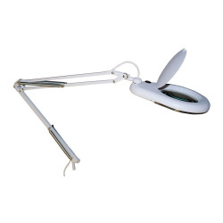 Candeeiro articulado led com lupa 3x, 9 w 685 lm 6500 k, branco, 350 x 950 mm