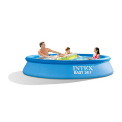 Piscina inflável redonda easy set, com bomba de filtro, ø305 x 61 cm