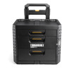 Caixa de ferramentas com 3 gavetas, rodas e fecho stacktech, 53 x 40,5 x 47,7 cm