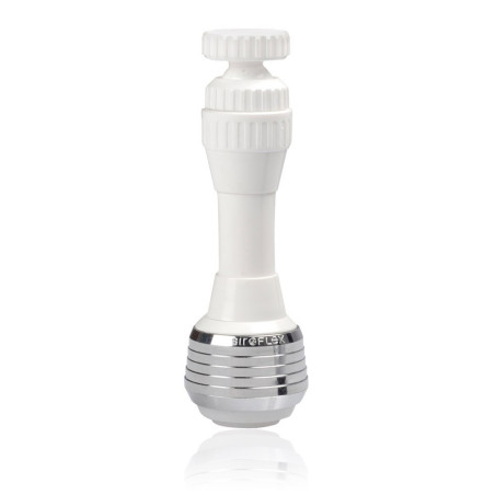 Atomizador-duche com economizador, branco e cromado, blue line, 11 cm