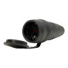Ficha fêmea bipolar com t/t e tampa 16a 250 v, ip20, preta, máx. 3 x 1,5 mm